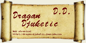 Dragan Đuketić vizit kartica
